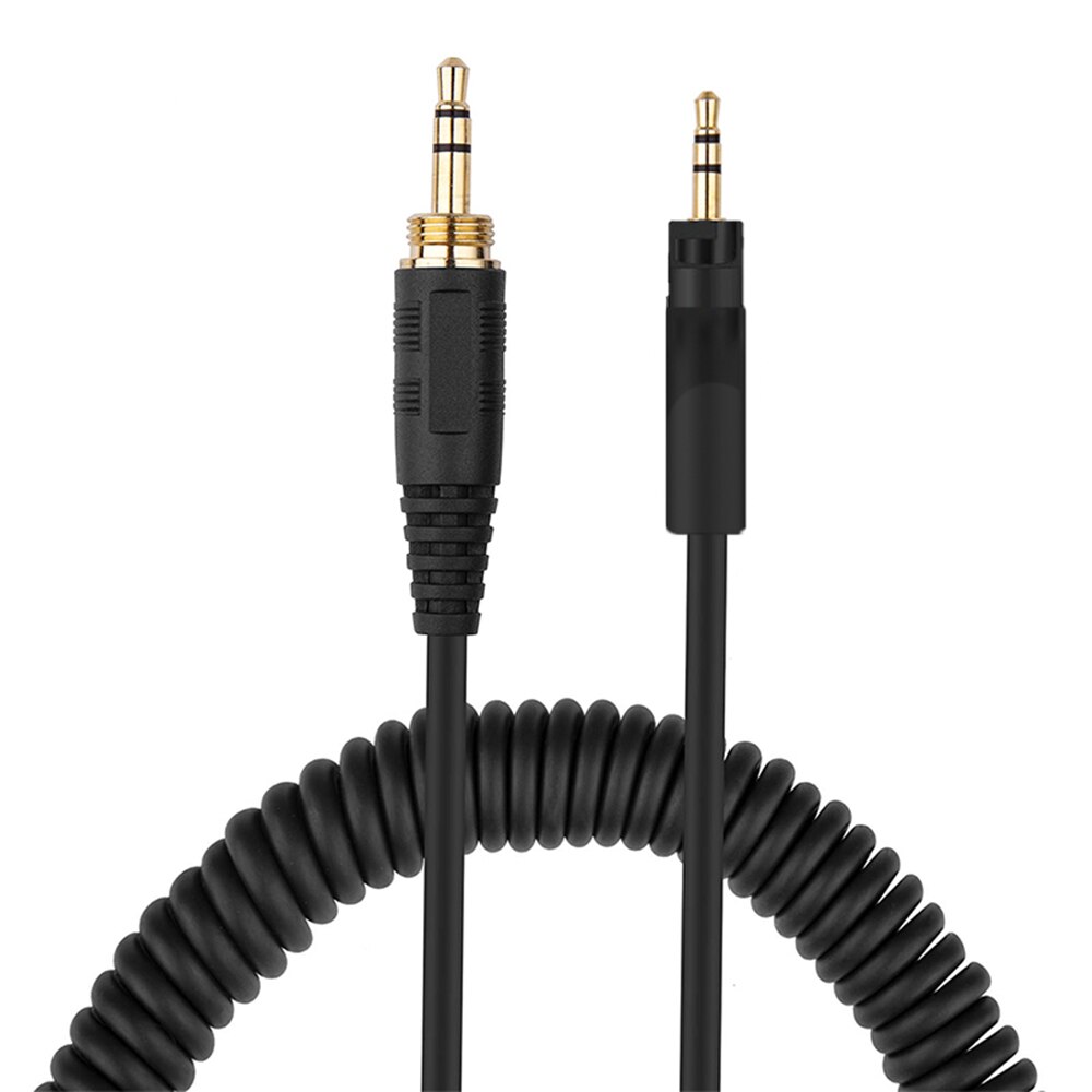 6.35mm Replacement Spring Coiled Cable Extension Cord For Sennheiser HD 4.30i 4.30G 4.40BT 4.50BTNC 400S 450BT 458BT Headphones