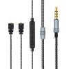 Cable Extension Cord for Logitech Ultimate UE TF10 TF15 SF3 SF5 5EB 5pro TripleFi 15vm Headphones Inline Mic