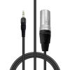 Locking 3.5mm Aux TRS XLR Balanced Cable For Sennheiser Pro Audio EW 112P G4 G4–A G4–A1 G4–G Lavalier Microphone