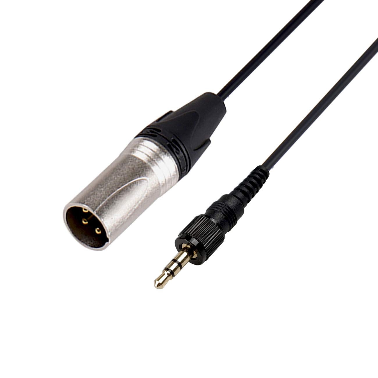 Replacement Locking 3.5mm Aux TRS XLR Balanced Cable For Sennheiser Pro Audio EW 112P G4 G4–A G4–A1 G4–G Lavalier Microphone