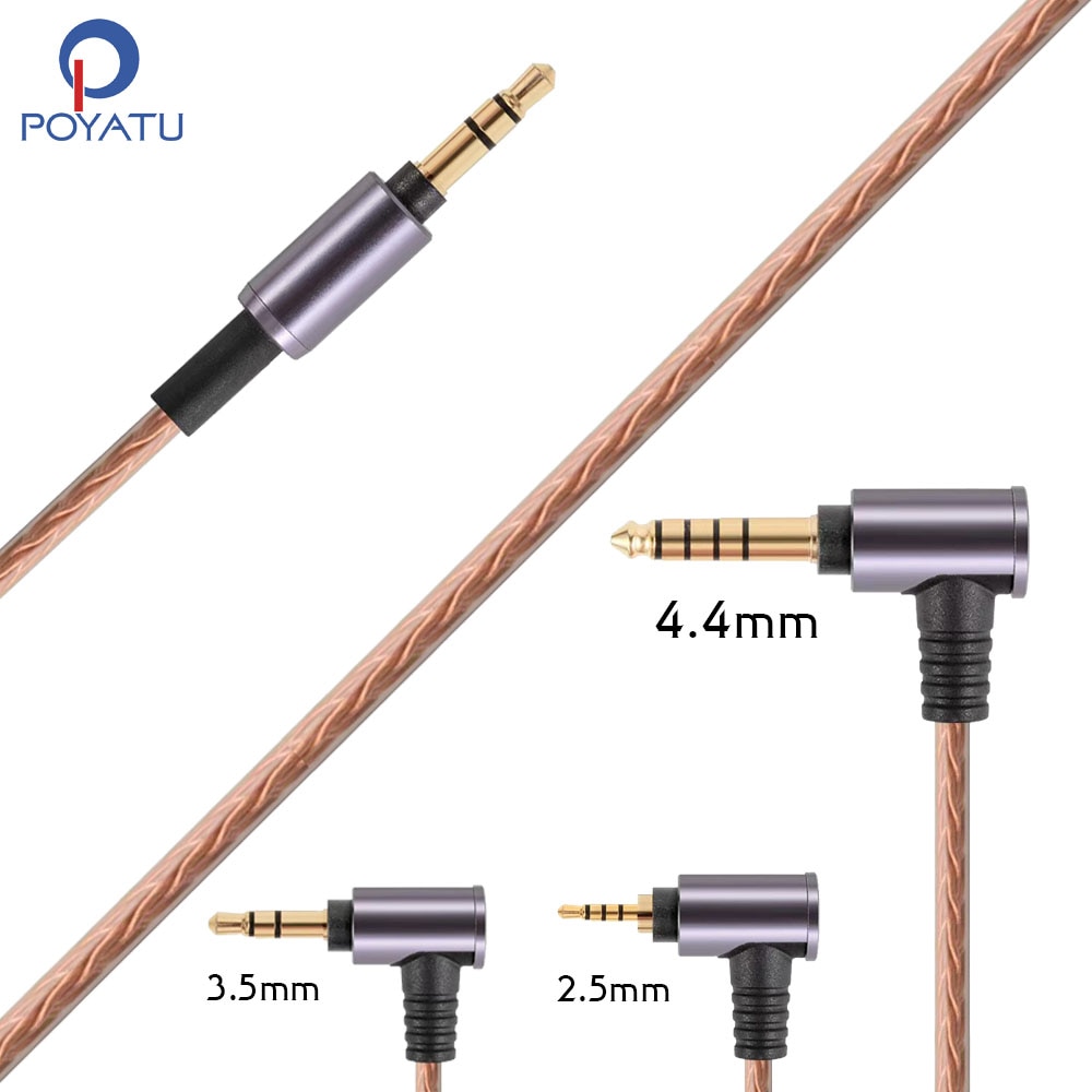 2.5mm 4.4mm Upgrade BALANCED Headphone Cable for V-Moda Crossfade 2 LP LP2 M-200 M-100 M-80 V-80 Replacement Audio Wire Cord