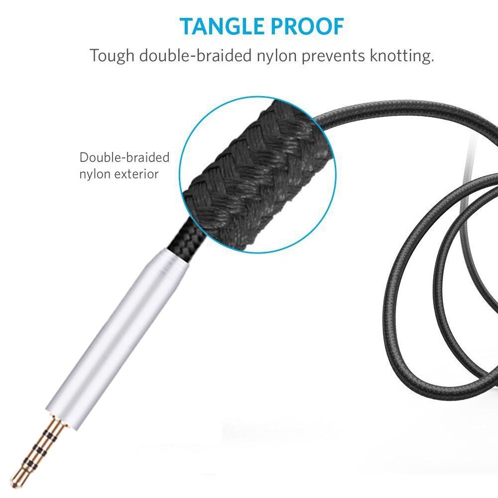 6.35mm OFC Replacement Braided Cable Extension Cord for Sennheiser PXC550 PXC480 PXC 550 480 MB660 MB 660 UC MS Headphones 6.35mm OFC Replacement Braided Cable Extension Cord for Sennheiser PXC550 PXC480 PXC 550 480 MB660 MB 660 UC MS Headphones
