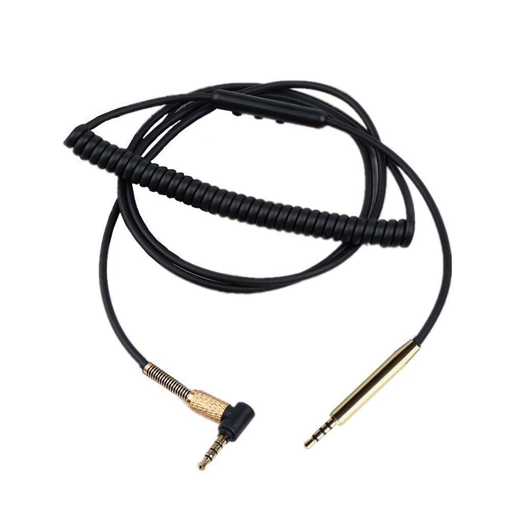 Spring Coiled Replacement Cable Extension Cord For Shure Aonic 40 50 Bluetooth Wireless Noise Cancelling Headphones Spring Coiled Replacement Cable Extension Cord For Shure Aonic 40 50 Bluetooth Wireless Noise Cancelling Headphones