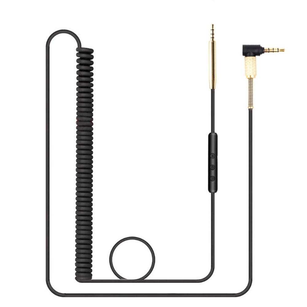Spring Coiled Replacement Cable Extension Cord For Shure Aonic 40 50 Bluetooth Wireless Noise Cancelling Headphones Spring Coiled Replacement Cable Extension Cord For Shure Aonic 40 50 Bluetooth Wireless Noise Cancelling Headphones