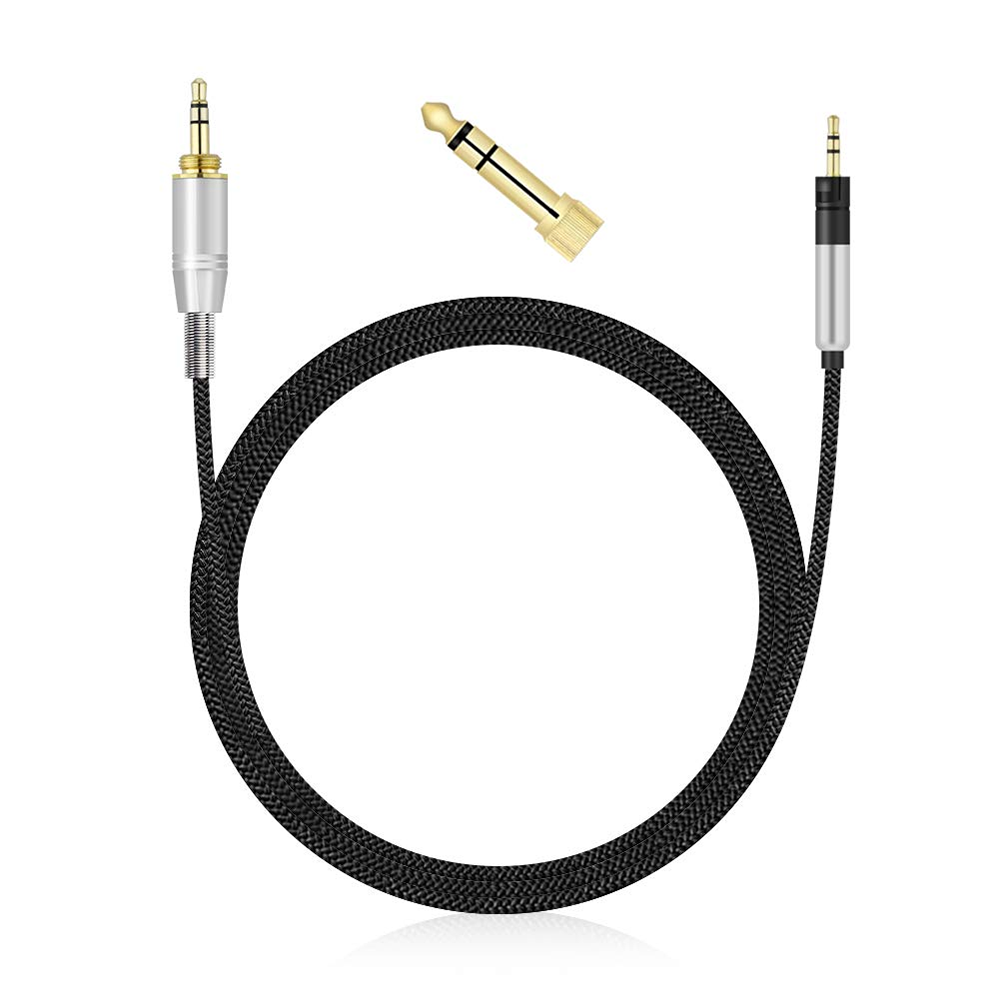 OFC Replacement Braided 6.35mm Cable Extension Cord for Sennheiser HD 4.30i 4.30G 4.40BT 4.50BTNC 400S 450BT 458BT Headphones OFC Replacement Braided 6.35mm Cable Extension Cord for Sennheiser HD 4.30i 4.30G 4.40BT 4.50BTNC 400S 450BT 458BT Headphones