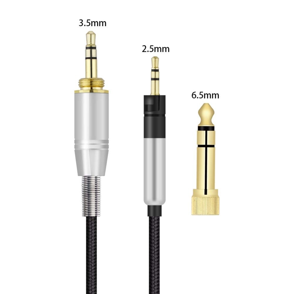 OFC Replacement Braided 6.35mm Cable Extension Cord for Sennheiser HD 4.30i 4.30G 4.40BT 4.50BTNC 400S 450BT 458BT Headphones OFC Replacement Braided 6.35mm Cable Extension Cord for Sennheiser HD 4.30i 4.30G 4.40BT 4.50BTNC 400S 450BT 458BT Headphones