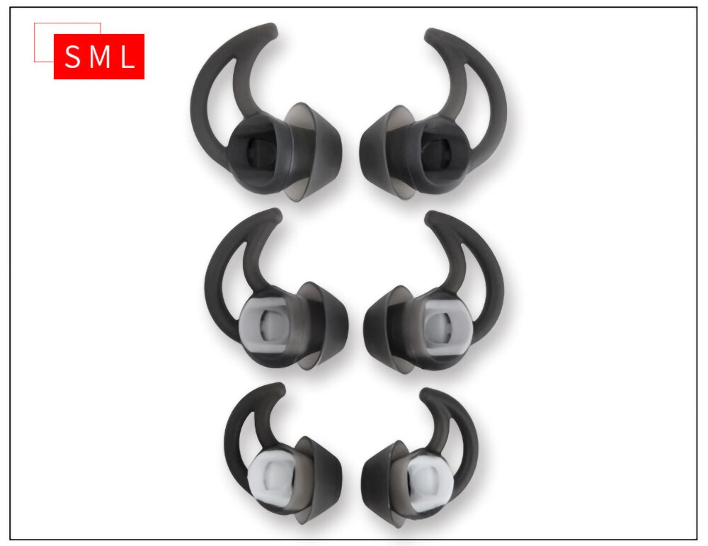 6Pcs Silicone Ear Tips for Bose QC30 Soundsport Wireless QC20 QC20i IE2/Sie2i Sport Earphone Eartips Anti-drop Ear Wing Tips 6Pcs Silicone Ear Tips for Bose QC30 Soundsport Wireless QC20 QC20i IE2/Sie2i Sport Earphone Eartips Anti-drop Ear Wing Tips