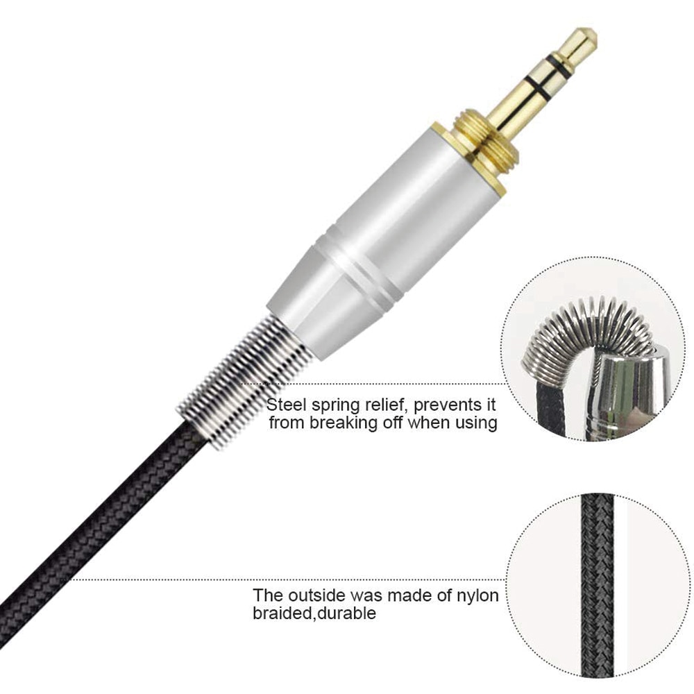 6.35mm OFC Nylon Braided Replacement Cable Extension Music Cord Wire For Beyerdynamic DT 240 DT-240 DT240 Pro Headphones 6.35mm OFC Nylon Braided Replacement Cable Extension Music Cord Wire For Beyerdynamic DT 240 DT-240 DT240 Pro Headphones