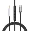 OFC Nylon Braided Cable Extension Music Cord Wire Cowin E8 E 8 Bluetooth Headphones