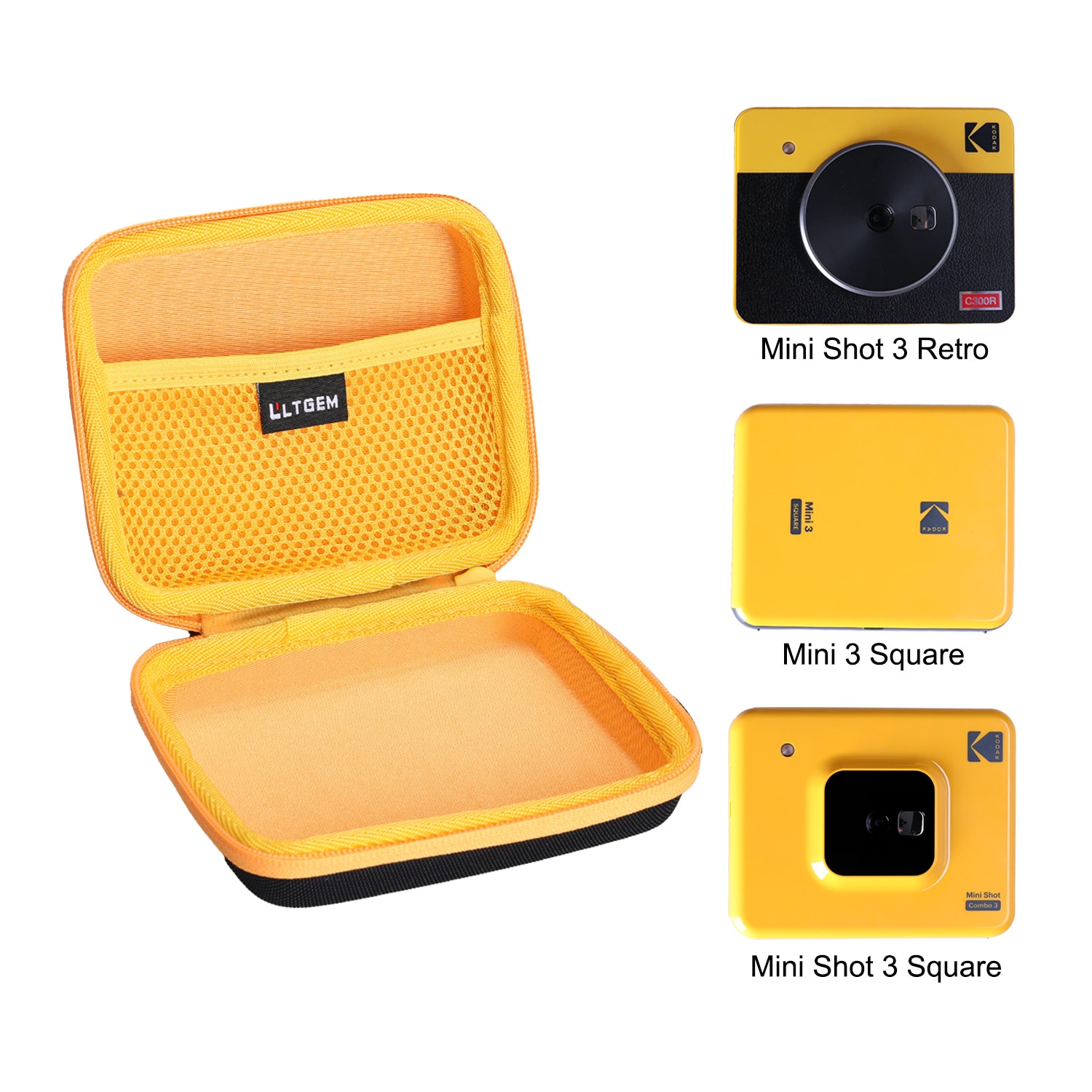 Waterproof EVA Hard Case for Kodak Mini Shot 3 Retro Mini Shot 3 Squre/Mini Shot 3 Instant Camera & Photo Printer Waterproof EVA Hard Case for Kodak Mini Shot 3 Retro Mini Shot 3 Squre/Mini Shot 3 Instant Camera & Photo Printer
