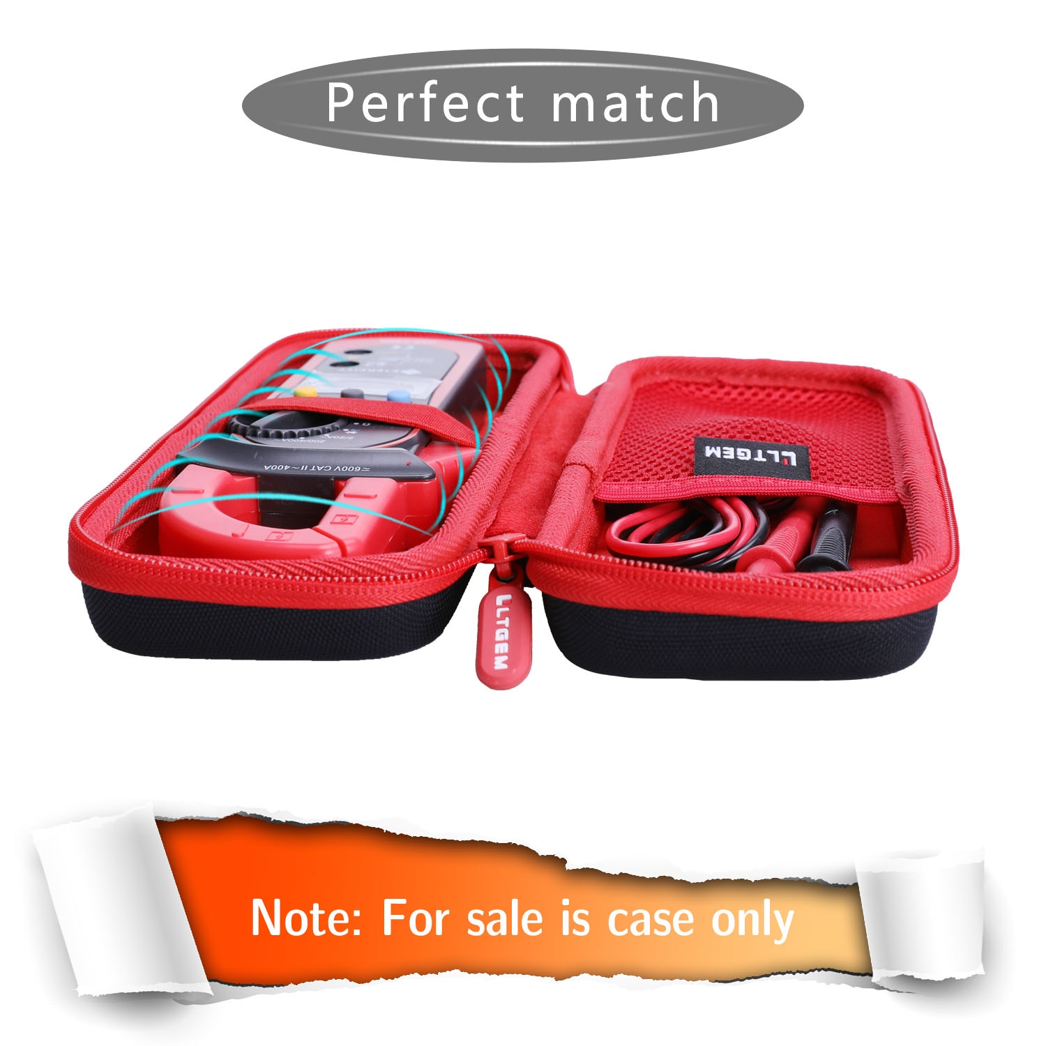 EVA Hard Case for Etekcity Digital Multimeter Amp Volt Clamp Meter Voltage Tester Red,MSR-C600 EVA Hard Case for Etekcity Digital Multimeter Amp Volt Clamp Meter Voltage Tester Red,MSR-C600