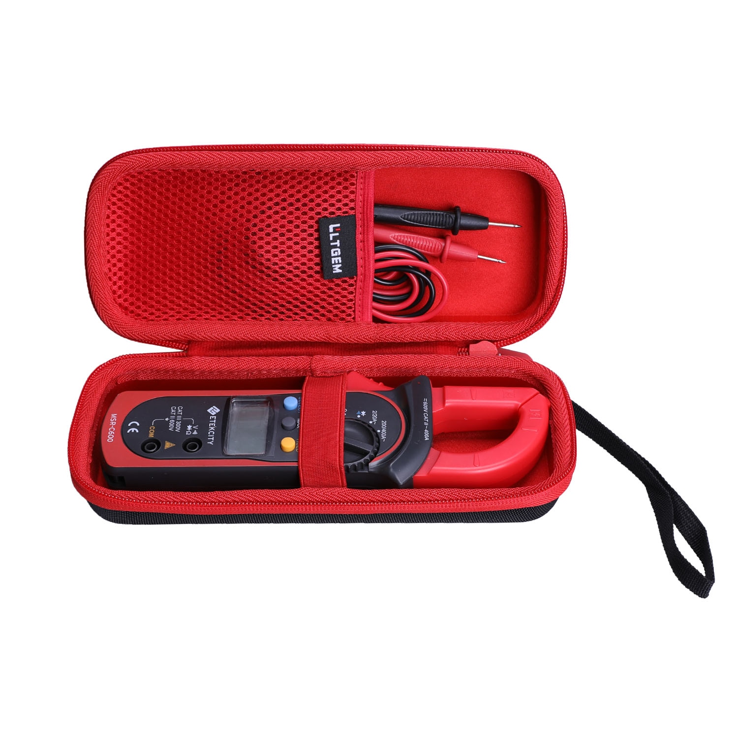 EVA Hard Case for Etekcity Digital Multimeter Amp Volt Clamp Meter Voltage Tester Red,MSR-C600 EVA Hard Case for Etekcity Digital Multimeter Amp Volt Clamp Meter Voltage Tester Red,MSR-C600