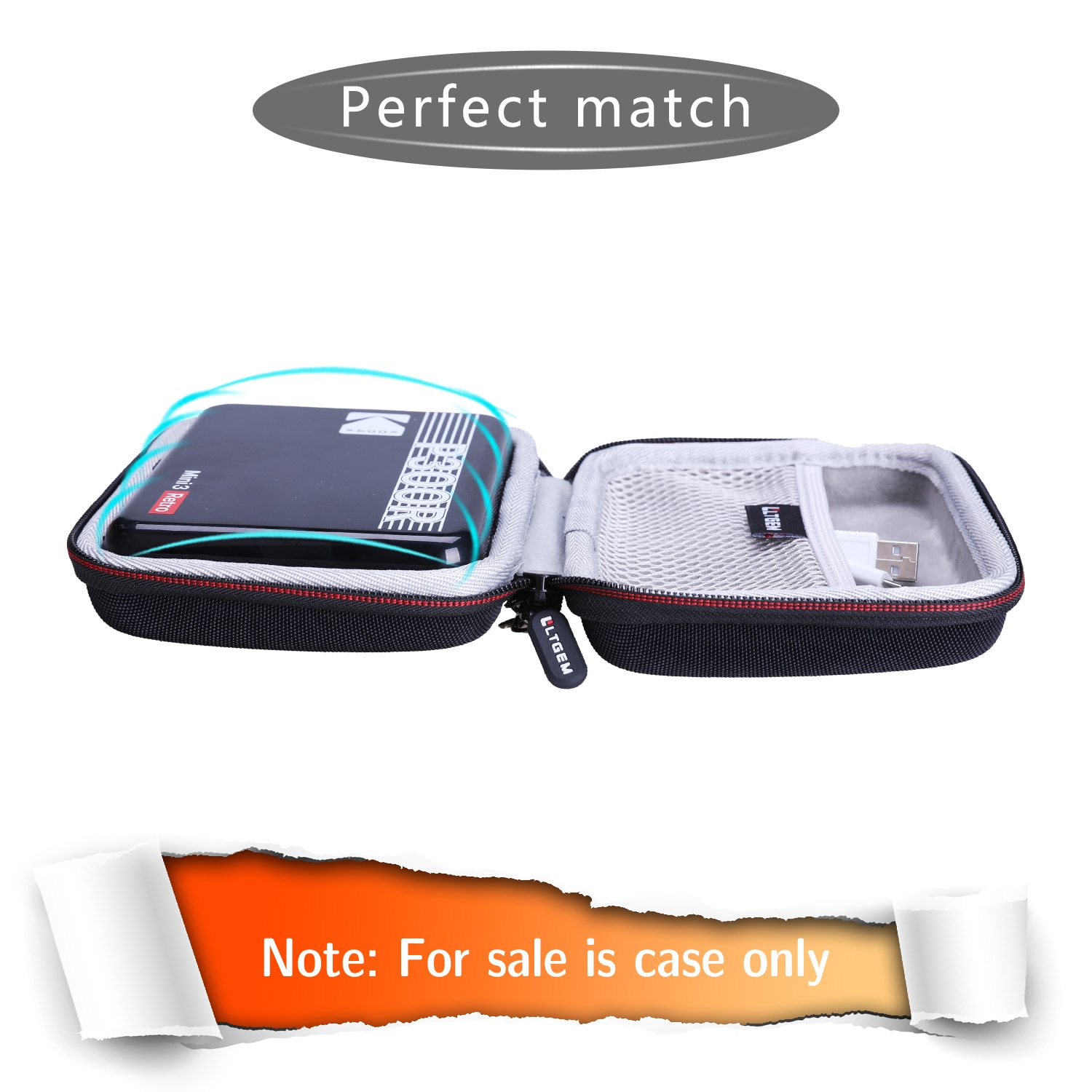 Waterproof EVA Hard Case for Kodak Mini 3 Retro Portable Phone Printer Waterproof EVA Hard Case for Kodak Mini 3 Retro Portable Phone Printer