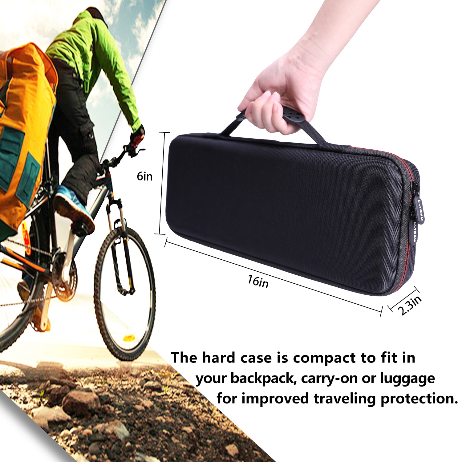 Waterproof EVA Hard Case for HerculesCompact DJ Control Starlight Controller Waterproof EVA Hard Case for HerculesCompact DJ Control Starlight Controller