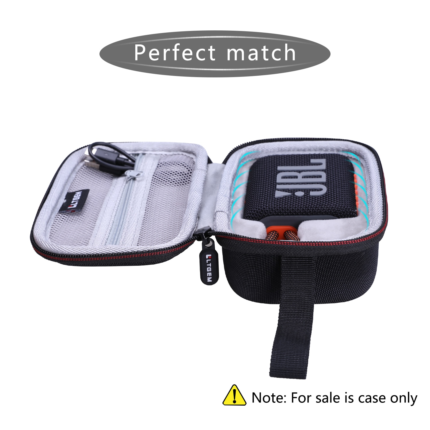 Waterproof EVA Hard Case for JBL Go 3 Portable Speaker with Bluetooth, Built-in Battery Waterproof EVA Hard Case for JBL Go 3 Portable Speaker with Bluetooth, Built-in Battery