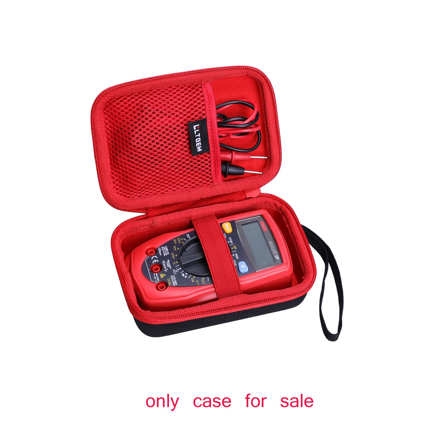 Waterproof EVA Hard Case for Etekcity Digital Multimeter Red,MsR-R500 Waterproof EVA Hard Case for Etekcity Digital Multimeter Red,MsR-R500
