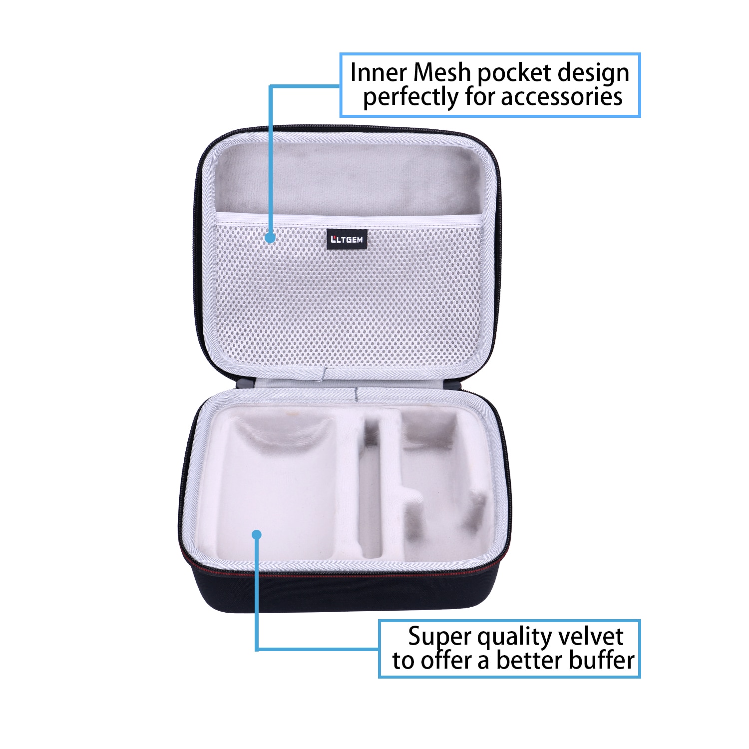 Waterproof EVA Hard Case for Nebula Capsule II Smart Mini Projector Waterproof EVA Hard Case for Nebula Capsule II Smart Mini Projector