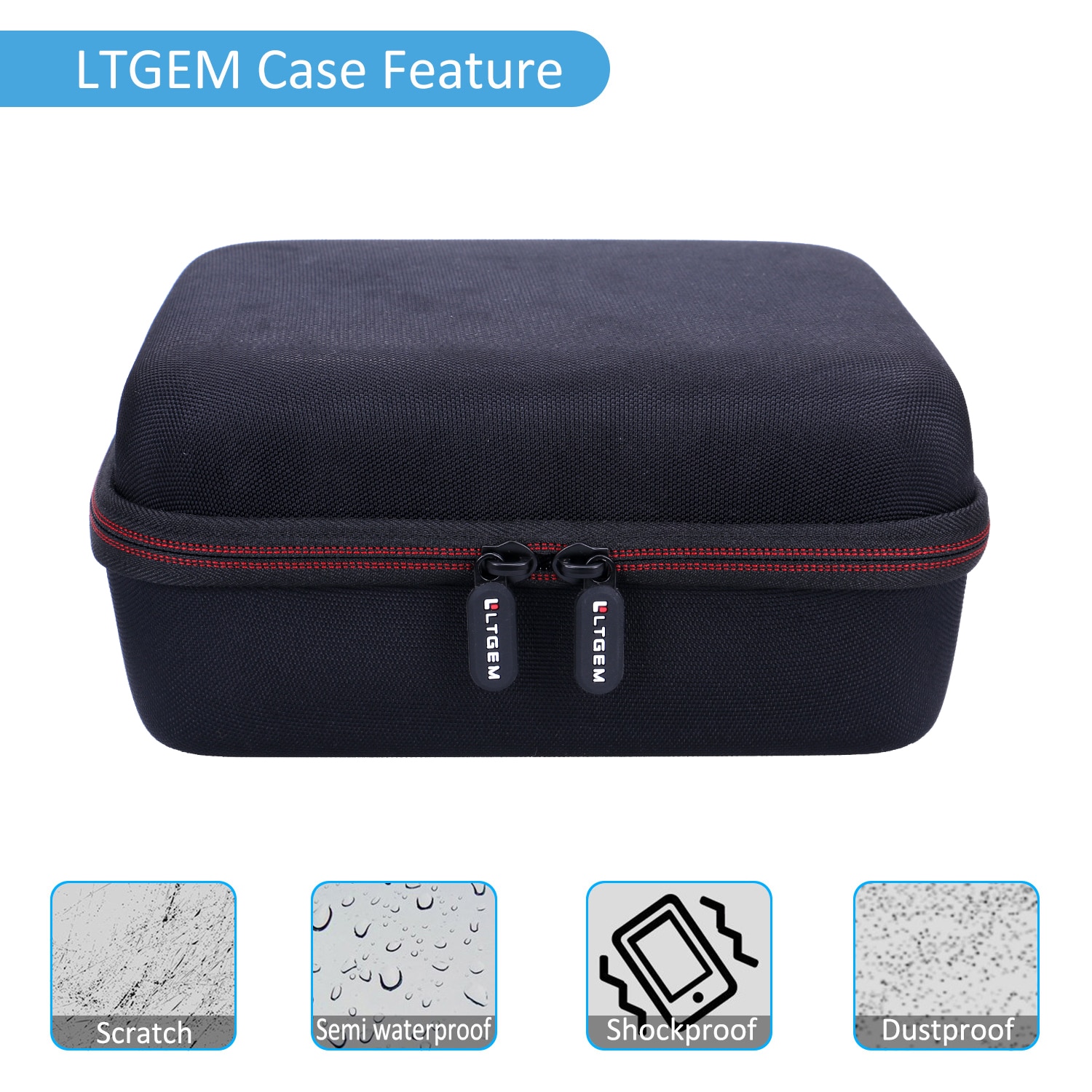Waterproof EVA Hard Case for Nebula Capsule II Smart Mini Projector Waterproof EVA Hard Case for Nebula Capsule II Smart Mini Projector