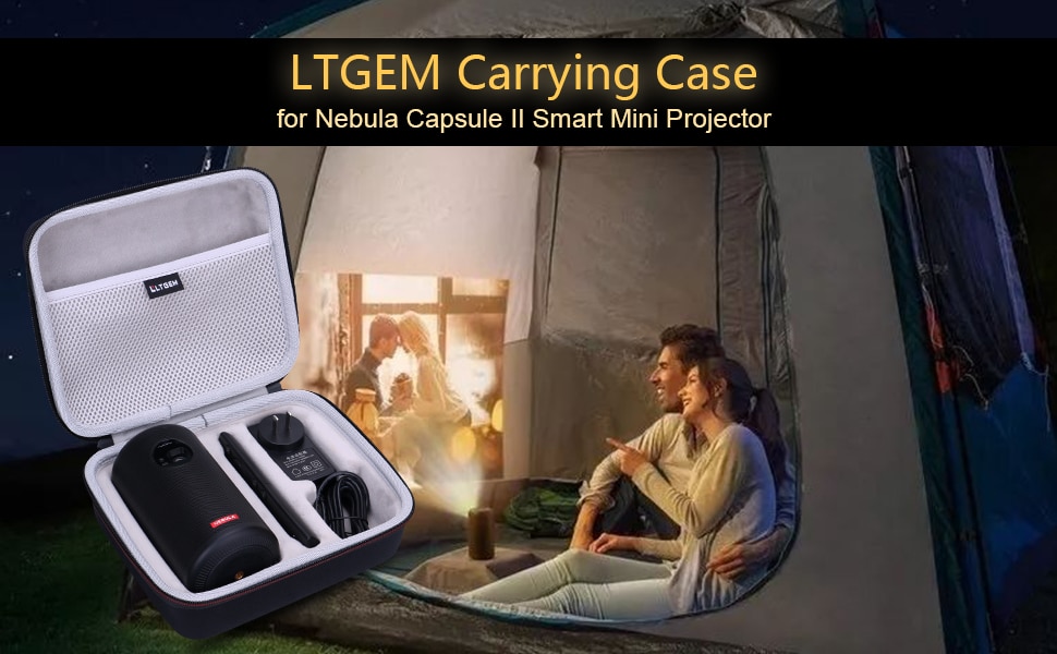 Waterproof EVA Hard Case for Nebula Capsule II Smart Mini Projector Waterproof EVA Hard Case for Nebula Capsule II Smart Mini Projector
