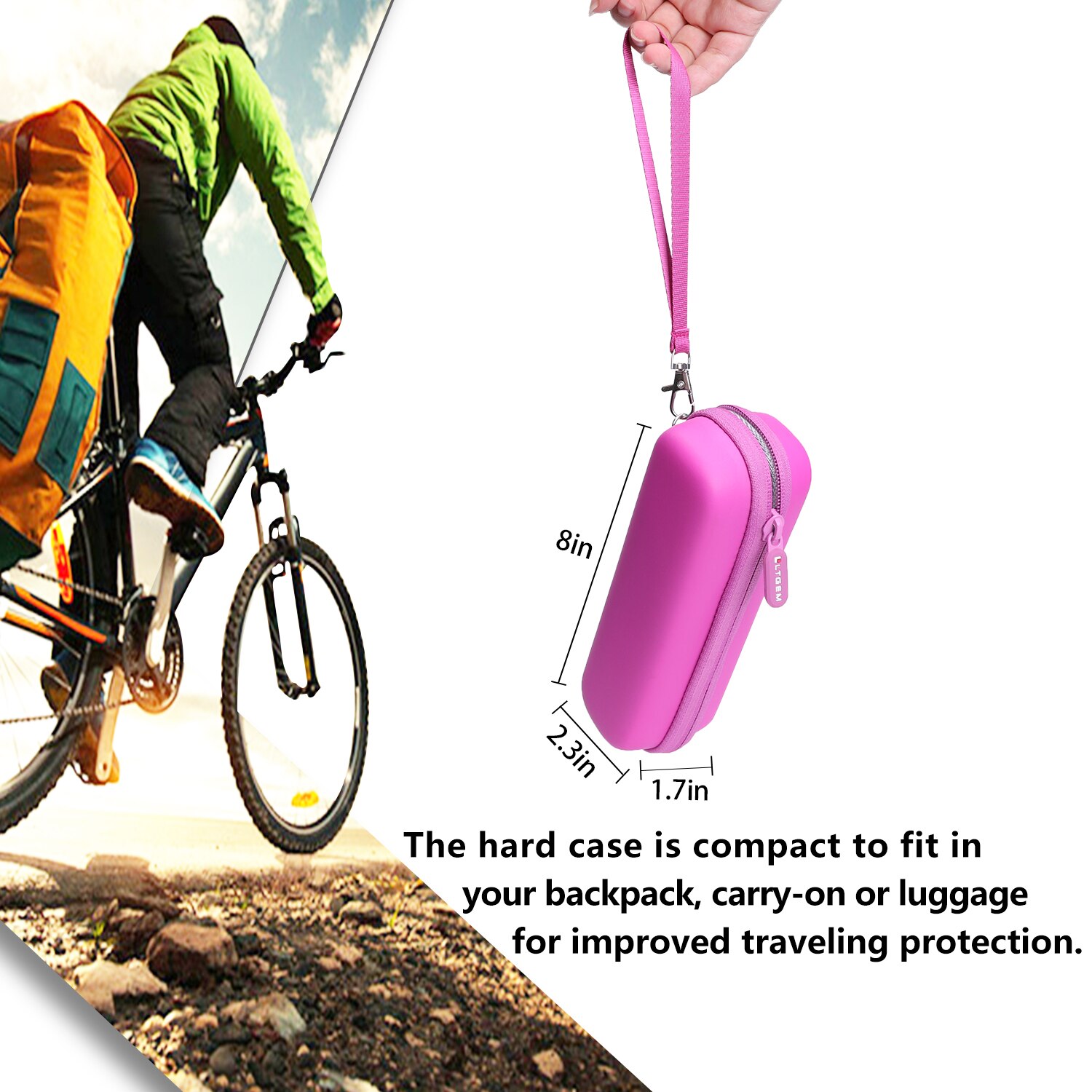 Waterproof EVA Hard Case for LeapFrog Leap-Start Go System-Pink Waterproof EVA Hard Case for LeapFrog Leap-Start Go System-Pink