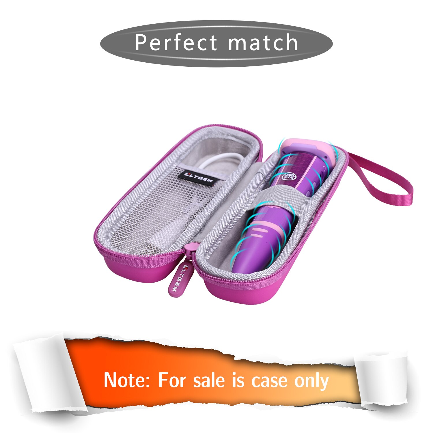 Waterproof EVA Hard Case for LeapFrog Leap-Start Go System-Pink Waterproof EVA Hard Case for LeapFrog Leap-Start Go System-Pink