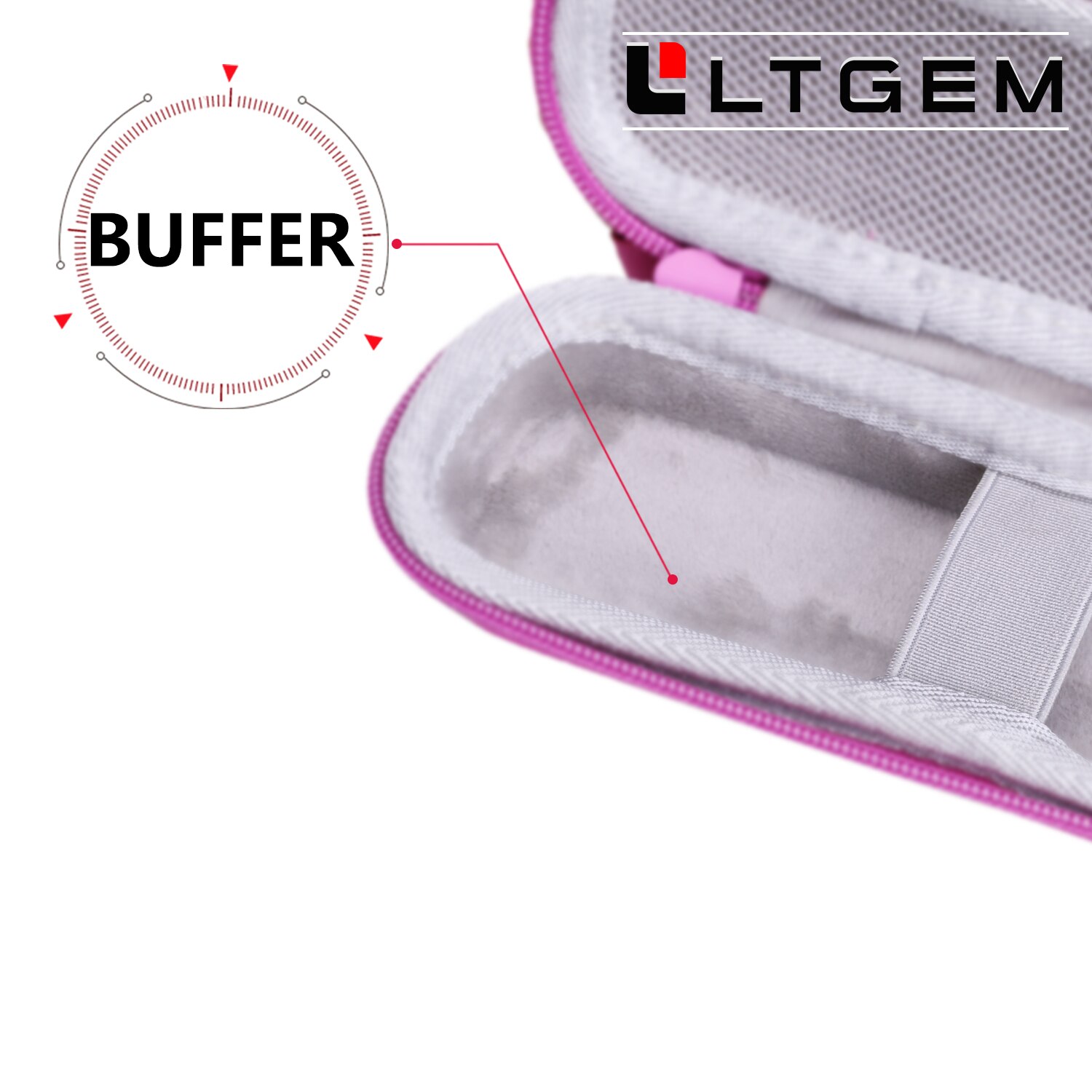 Waterproof EVA Hard Case for LeapFrog Leap-Start Go System-Pink Waterproof EVA Hard Case for LeapFrog Leap-Start Go System-Pink