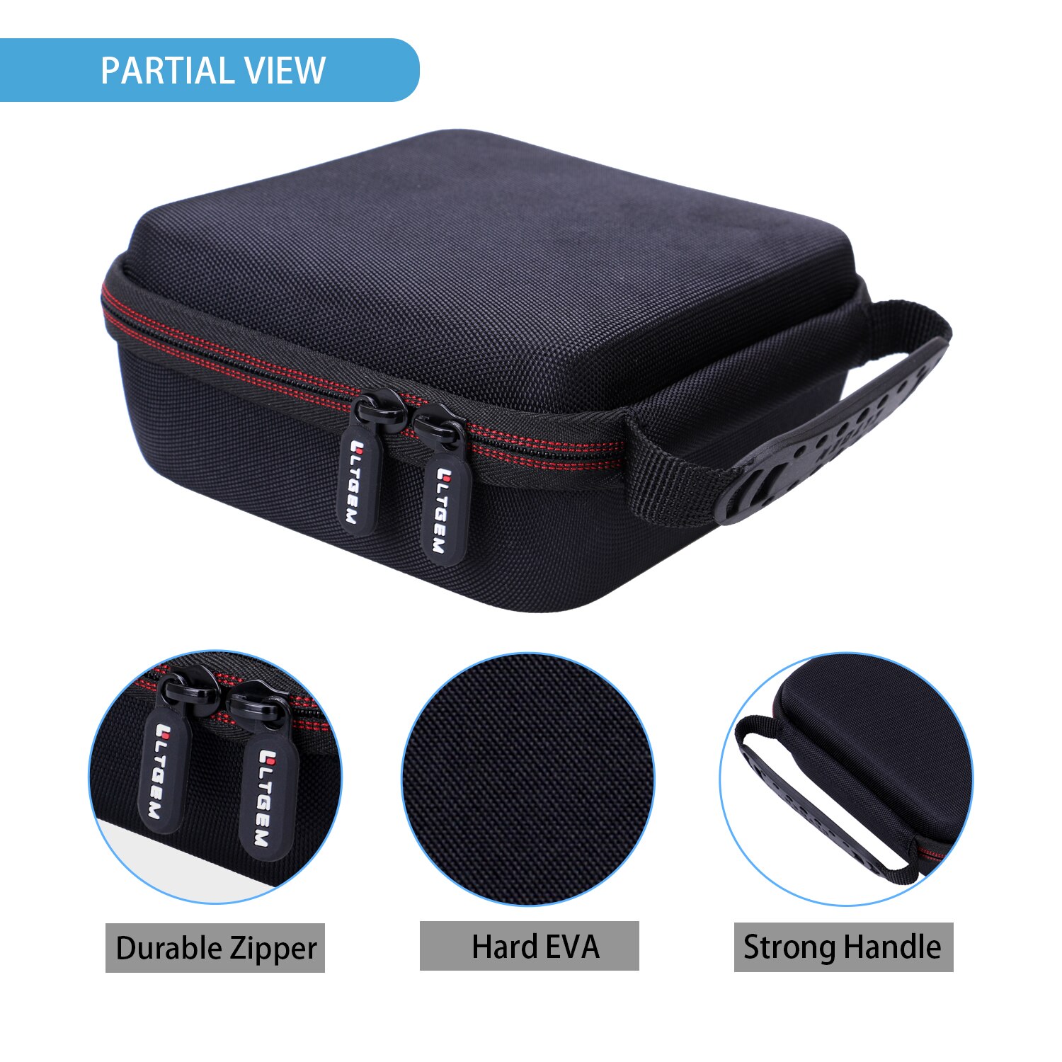 EVA Black Carrying Hard Case for Philips HP6401 Satinelle Essential Compact Hair Removal Epilator EVA Black Carrying Hard Case for Philips HP6401 Satinelle Essential Compact Hair Removal Epilator