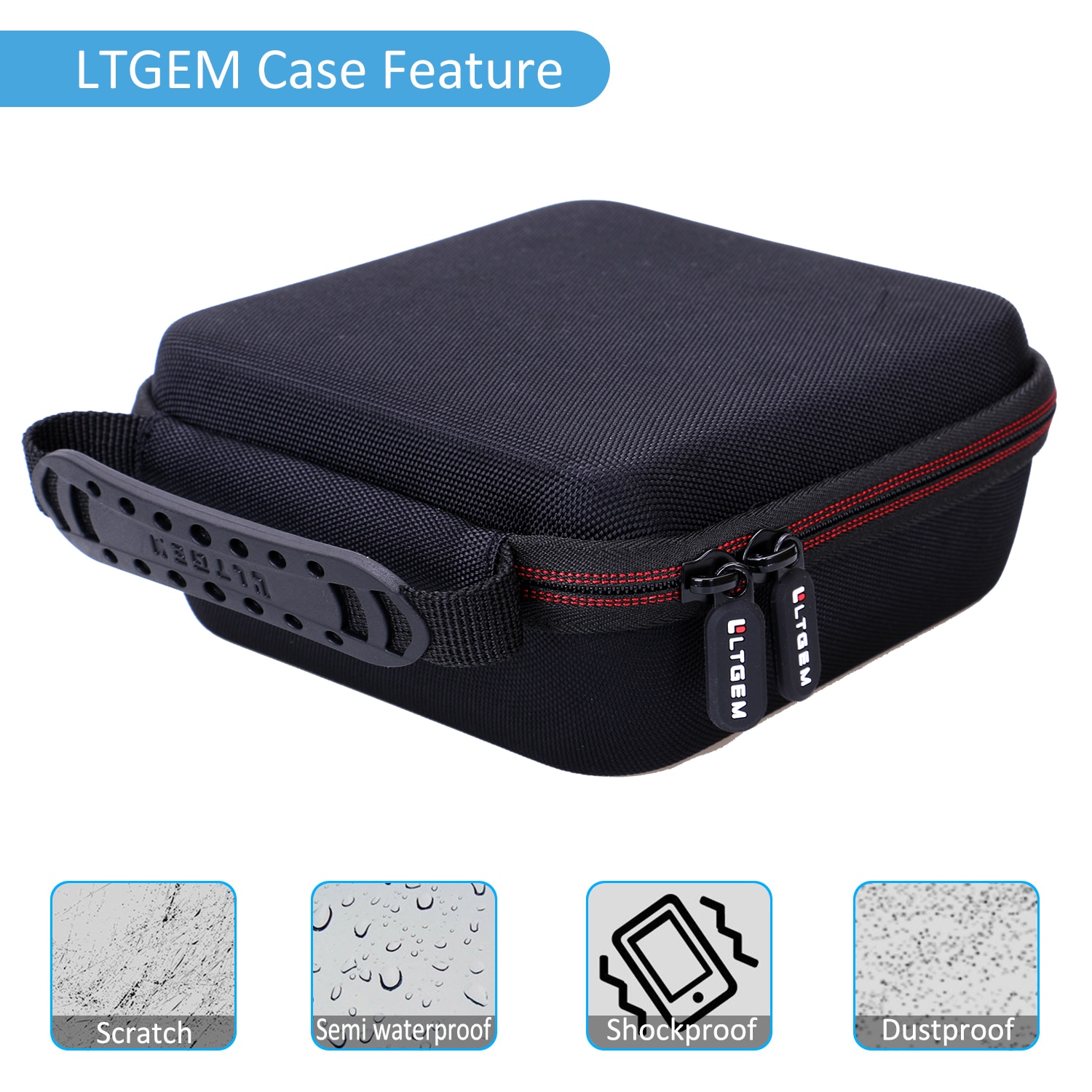 EVA Black Carrying Hard Case for Philips HP6401 Satinelle Essential Compact Hair Removal Epilator EVA Black Carrying Hard Case for Philips HP6401 Satinelle Essential Compact Hair Removal Epilator
