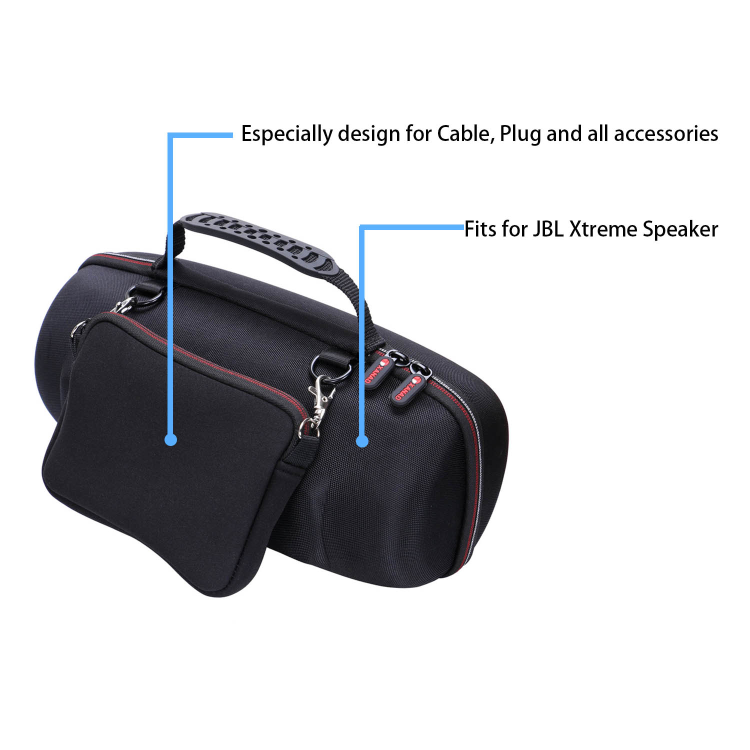 XANAD Waterproof EVA Hard Case for JBL Xtreme Portable Wireless Bluetooth Speaker XANAD Waterproof EVA Hard Case for JBL Xtreme Portable Wireless Bluetooth Speaker