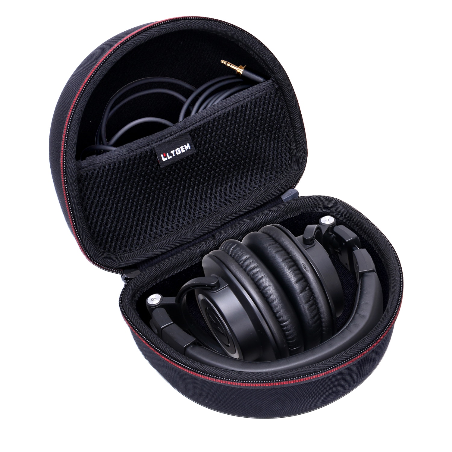 EVA Black Hard Carrying Case for Audio-Technica ATH-M50x/M50/M70X/M40x/M30x/M50xMG Professional Studio Monitor Headphones EVA Black Hard Carrying Case for Audio-Technica ATH-M50x/M50/M70X/M40x/M30x/M50xMG Professional Studio Monitor Headphones
