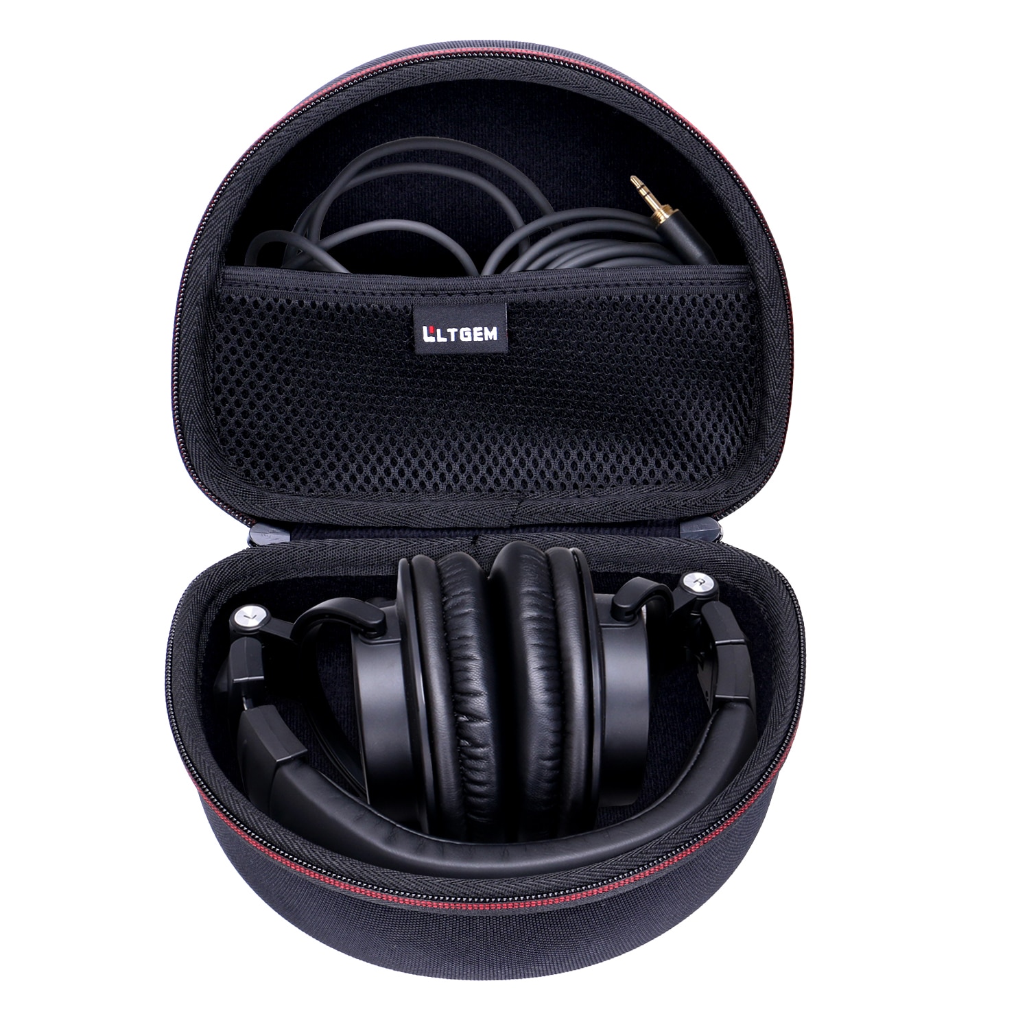 EVA Black Hard Carrying Case for Audio-Technica ATH-M50x/M50/M70X/M40x/M30x/M50xMG Professional Studio Monitor Headphones EVA Black Hard Carrying Case for Audio-Technica ATH-M50x/M50/M70X/M40x/M30x/M50xMG Professional Studio Monitor Headphones