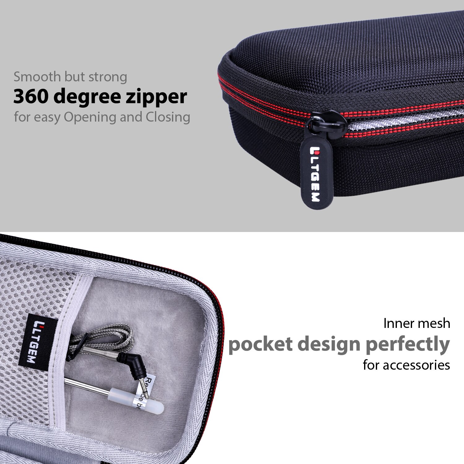 EVA Hard Case for Thermopro TP-17 Dual Probe Digital Cooking Meat Thermometer Large LCD Backlight Food Grill Thermometer EVA Hard Case for Thermopro TP-17 Dual Probe Digital Cooking Meat Thermometer Large LCD Backlight Food Grill Thermometer