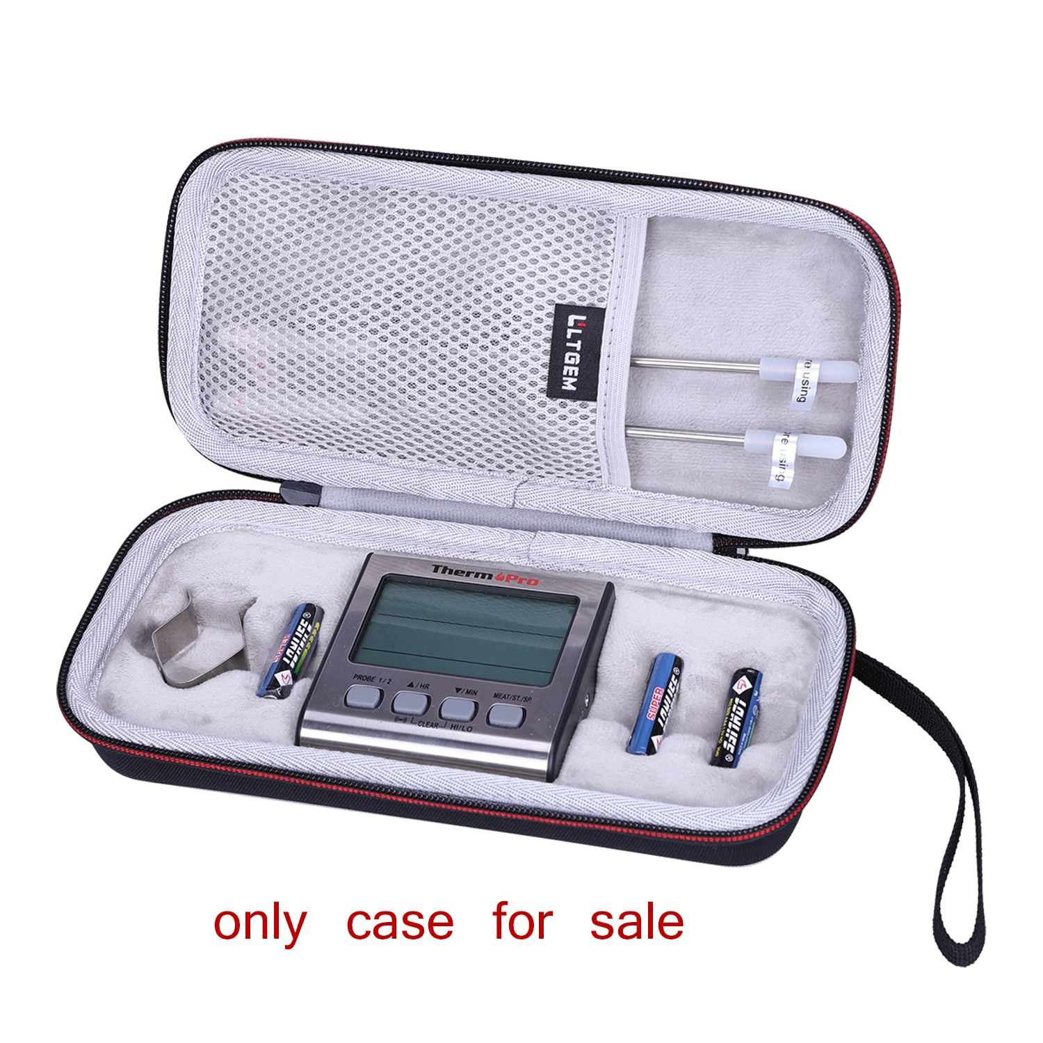EVA Hard Case for Thermopro TP-17 Dual Probe Digital Cooking Meat Thermometer Large LCD Backlight Food Grill Thermometer EVA Hard Case for Thermopro TP-17 Dual Probe Digital Cooking Meat Thermometer Large LCD Backlight Food Grill Thermometer