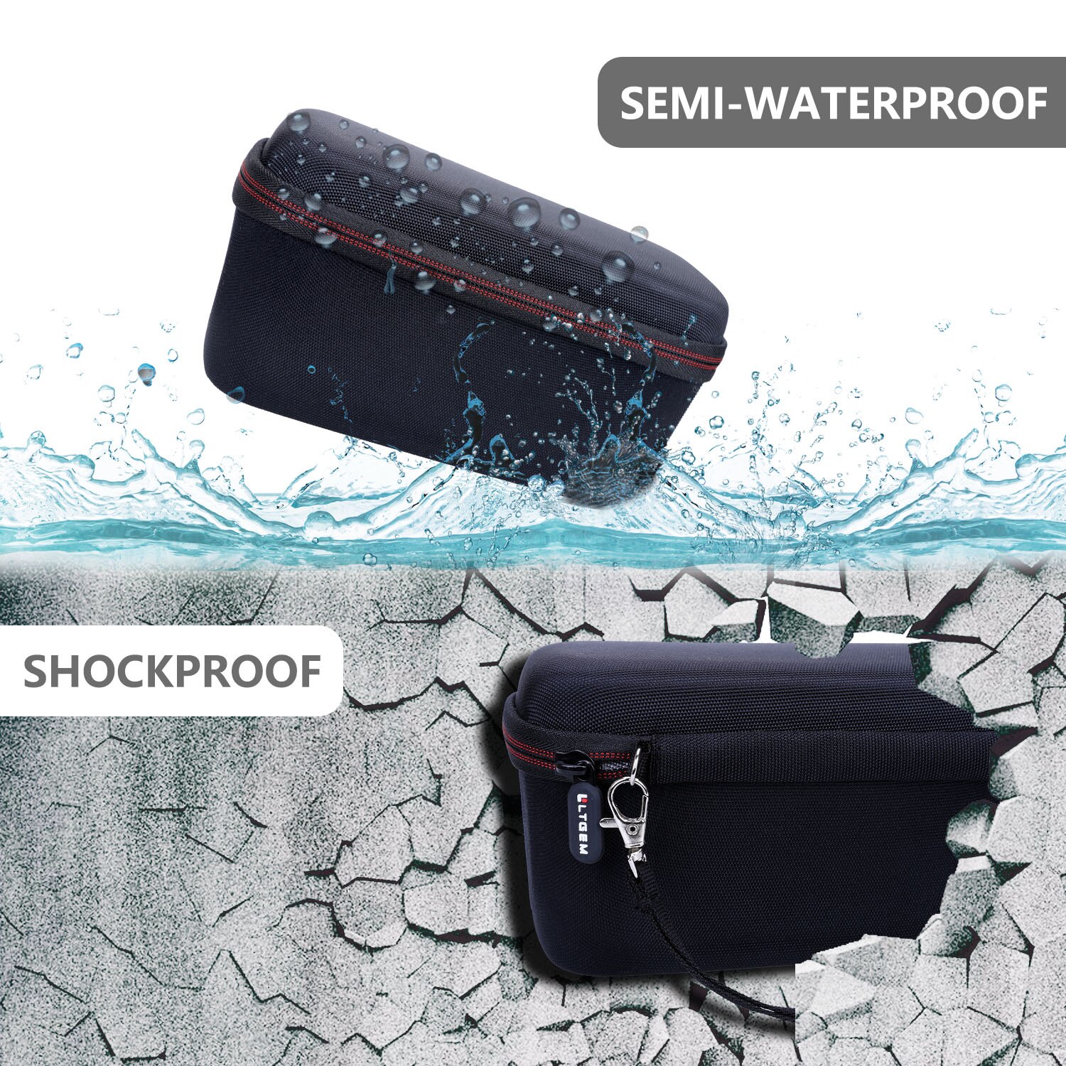 EVA Hard Case for DOSS SoundBox Plus Portable Wireless Bluetooth Speaker Wireless Speaker for Phone, Tablet, TV, and More EVA Hard Case for DOSS SoundBox Plus Portable Wireless Bluetooth Speaker Wireless Speaker for Phone, Tablet, TV, and More