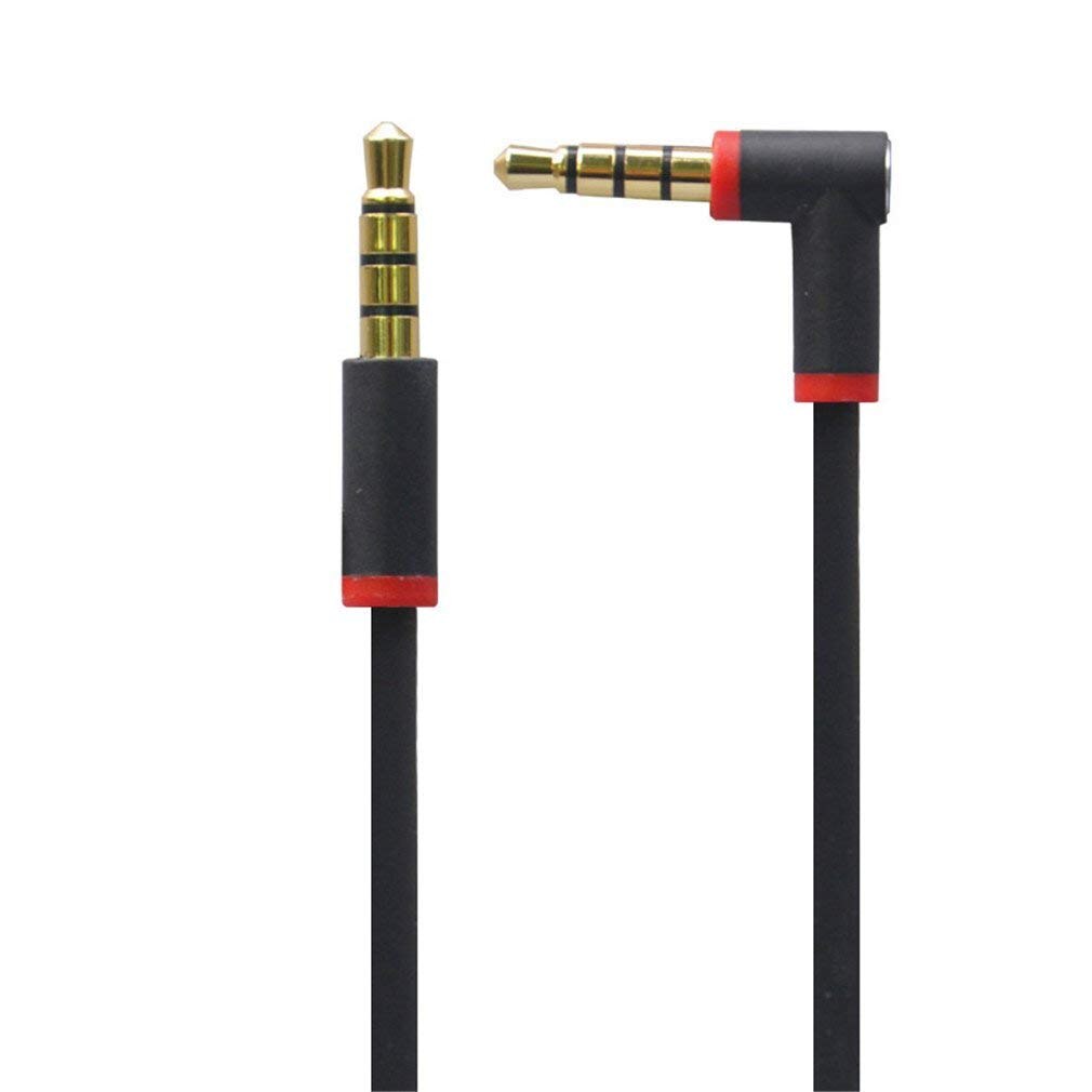 Replacement Beats Audio Cable + Inline Remote/Microphone for Beats by Dr. Dre Headphone Solo 2/3 HD/Studio/Pro/Detox