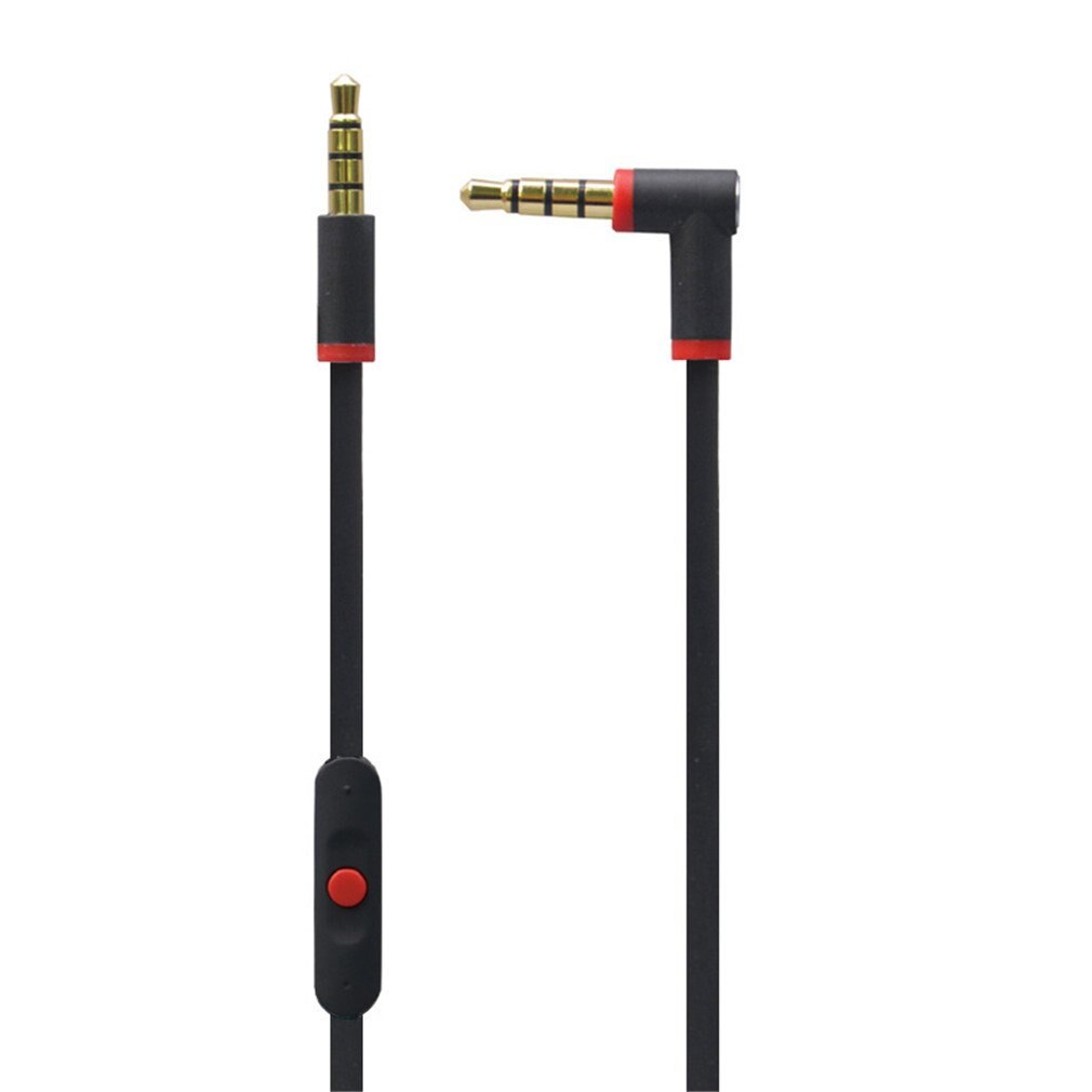 Replacement Beats Audio Cable + Inline Remote/Microphone for Beats by Dr. Dre Headphone Solo 2/3 HD/Studio/Pro/Detox