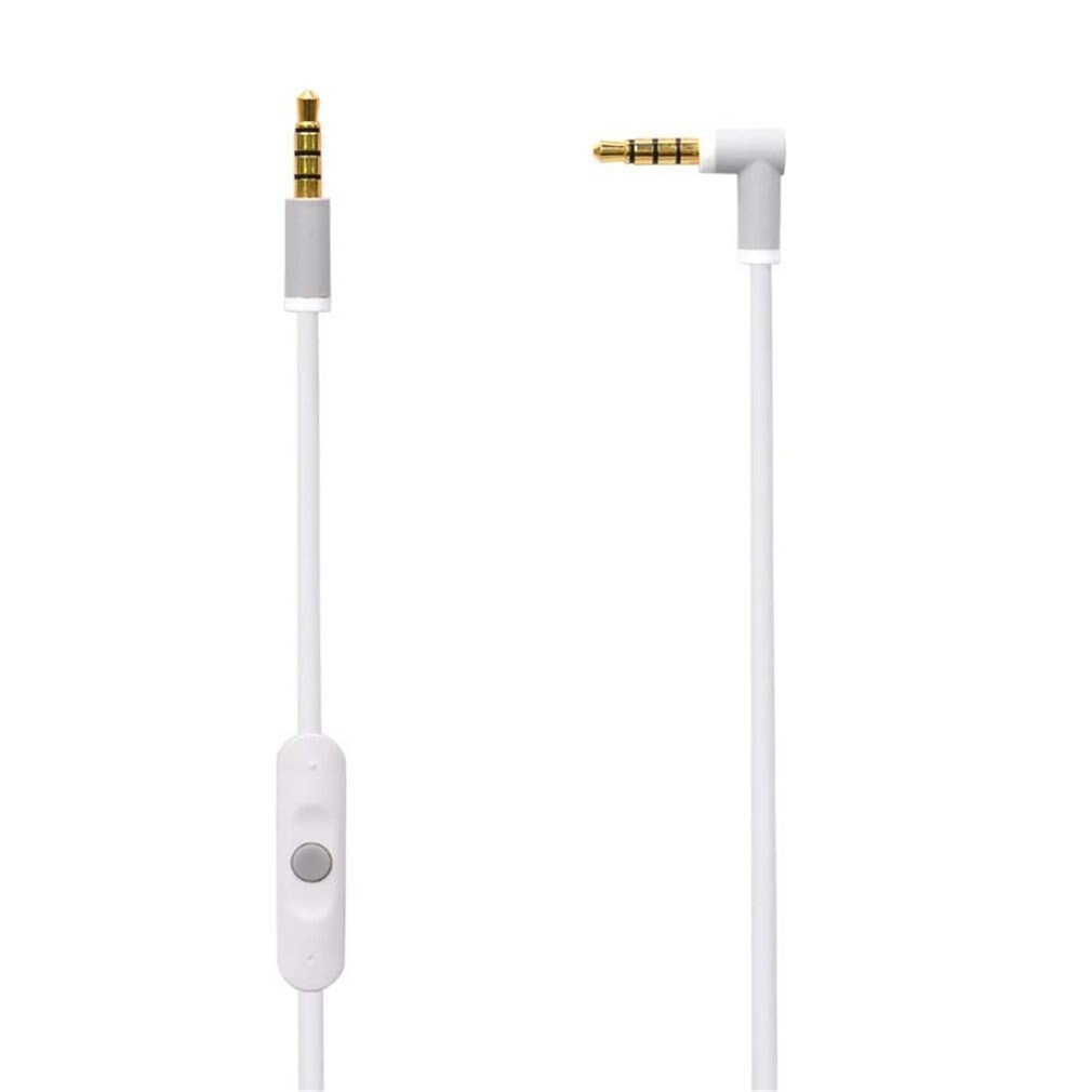 Replacement Beats Audio Cable + Inline Remote/Microphone for Beats by Dr. Dre Headphone Solo 2/3 HD/Studio/Pro/Detox