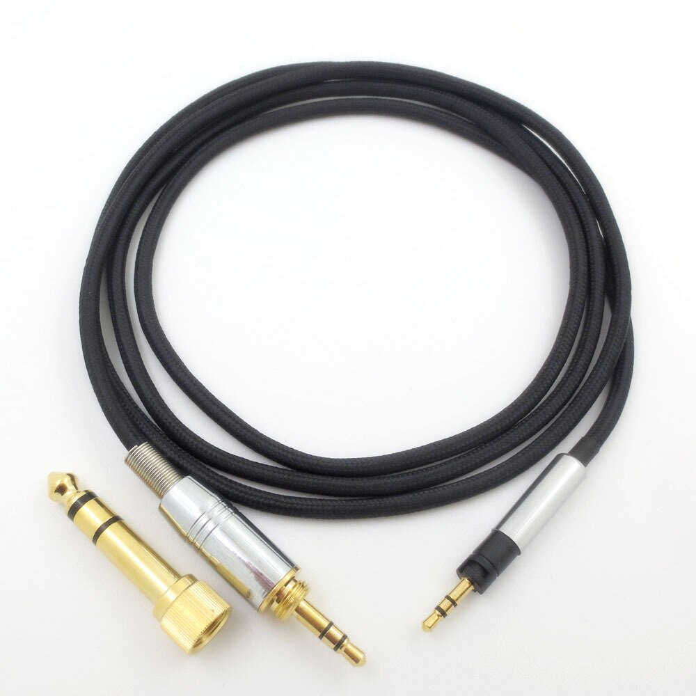 1.2m  2m High Quality Nylon Replacement Earphone  Audio Cable  for  Sennheise Momentum 1.0 2.0 Over-Ear