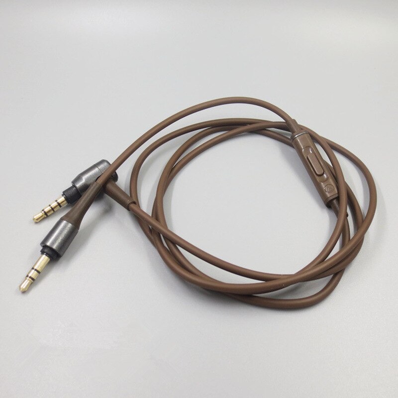 3.5 MM male to male Replacement Audio Cable for ATH-MSR7 Headphones Fits Many Headphones Microphone Volume Control
