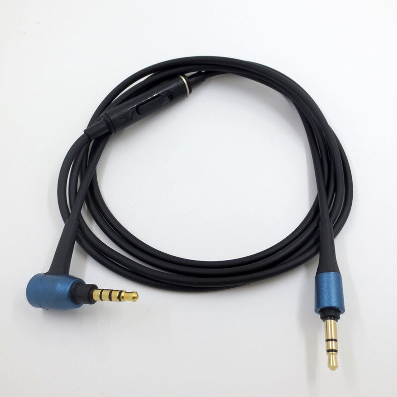 3.5 MM male to male Replacement Audio Cable for ATH-MSR7 Headphones Fits Many Headphones Microphone Volume Control