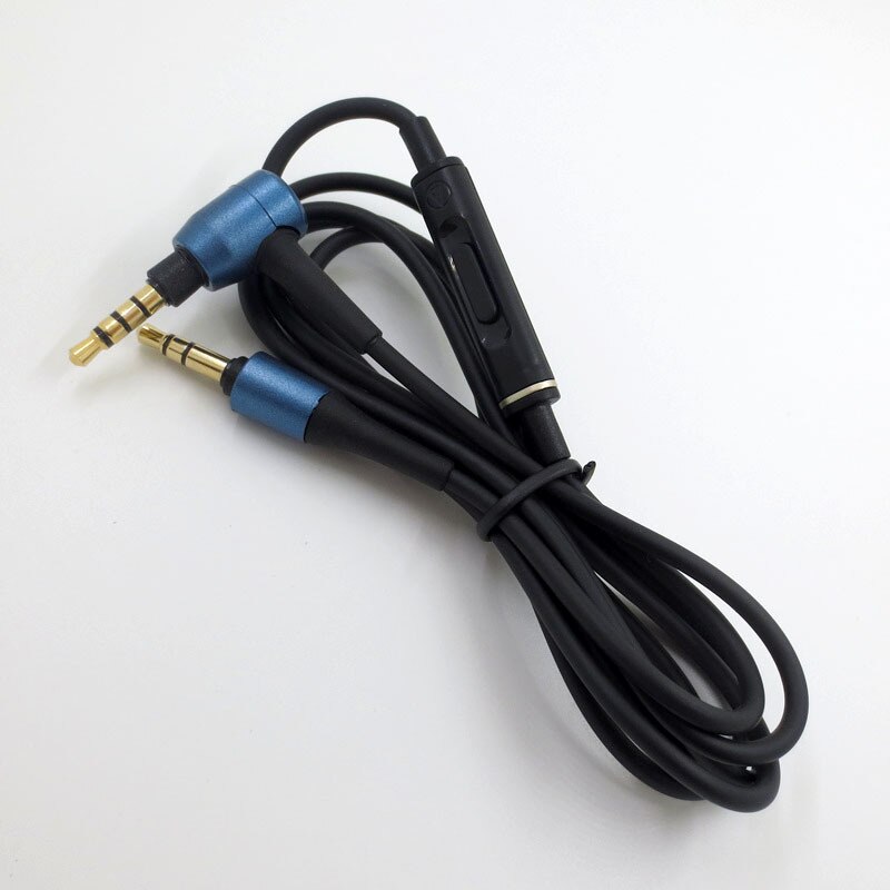 3.5 MM male to male Replacement Audio Cable for ATH-MSR7 Headphones Fits Many Headphones Microphone Volume Control