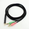 Free Headphone Cable for Sennheiser G4ME ONE/GAME ZERO/PC 373D/GSP350/500/600 for Pc and Moblie Phone