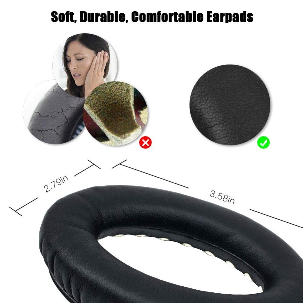 Replacement Ear Pads for Around-Ear 2 (AE2) Around-Ear 2 Wireless (AE2w) SoundTrue Around-Ear 1-2 Headphones Replacement Ear Pads for Around-Ear 2 (AE2) Around-Ear 2 Wireless (AE2w) SoundTrue Around-Ear 1-2 Headphones