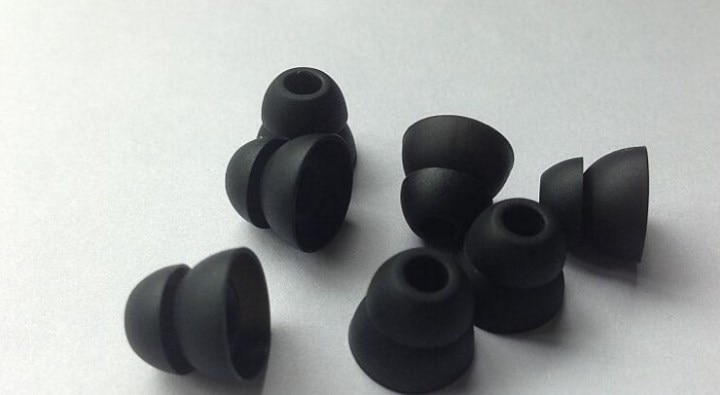 5 Pairs Two Layer Silicone Eartips, Earphone Replacement Earbud Tips Earbuds Earplug Ear Pads Cushion for Most In-ear Earphone