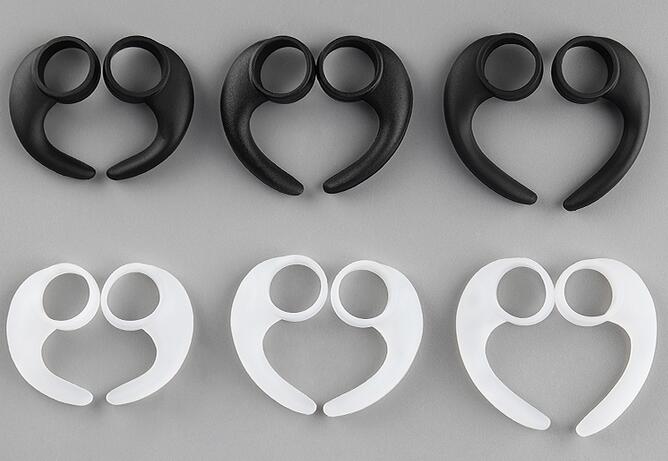 6Pcs Silicone Earbuds Ear Hooks for Freelace, Anti Slip Earhooks Sport Ear Tips for Kugou M1 K1 M2 Earphone Accessories