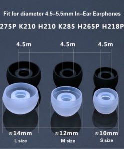 Alternative view of 50Pcs Silicone Ear Tips, Ear Buds, Earphone Ear Pads Covers for Xiaomi Huawei Most In-ear Earphone