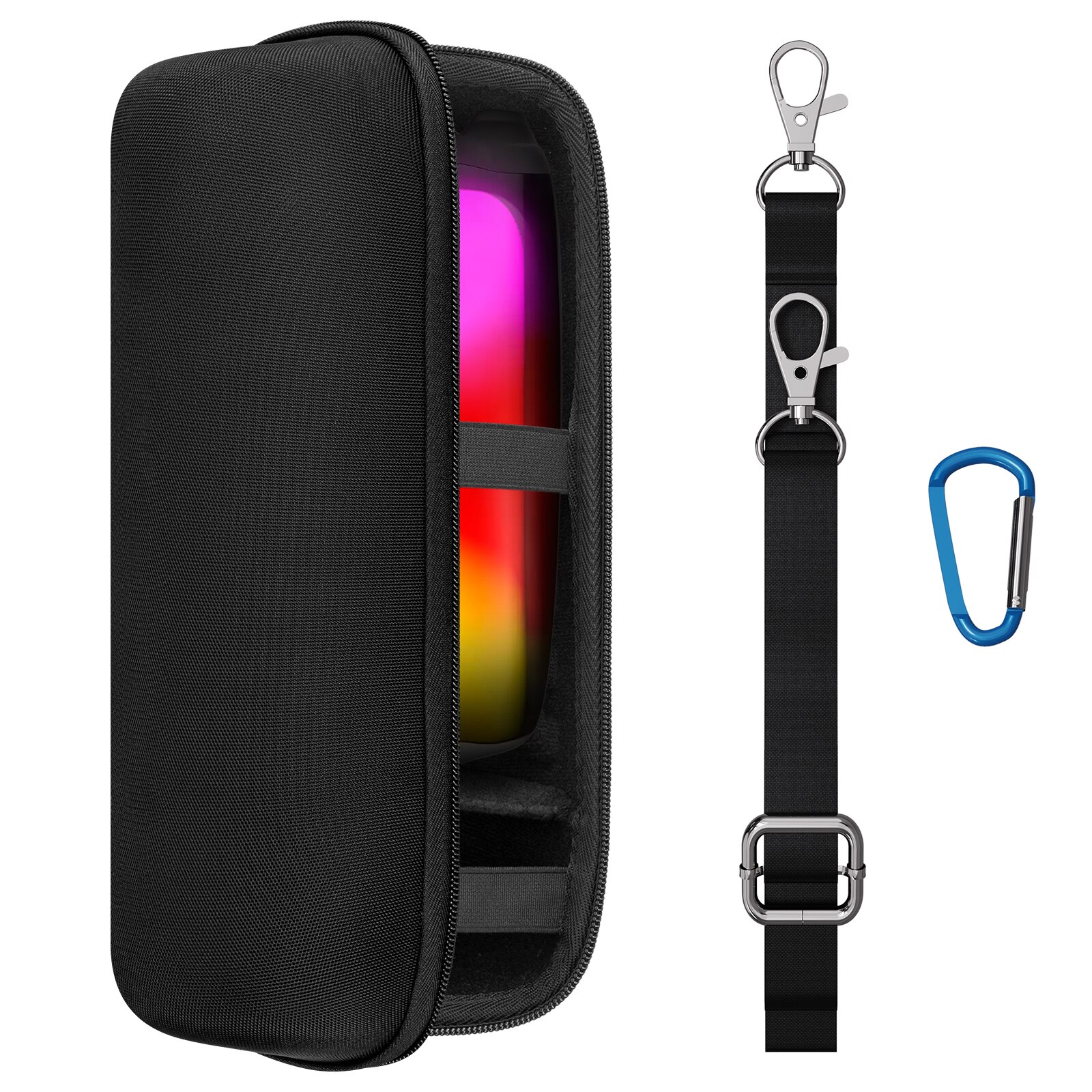 Speaker Case Compatible with JBL Pulse 5 Bluetooth Speaker Case,Replacement Hard Travel Carrying Bag with Cable Storage