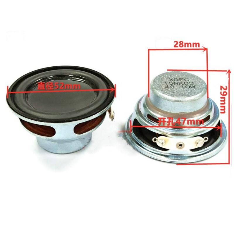SOTAMIA 2Pcs 2 Inch 52MM 4 Ohm 10W Mid-woofer Speaker Full Range Loudspeaker Home Theater Bluetooth Audio Speaker SOTAMIA 2Pcs 2 Inch 52MM 4 Ohm 10W Mid-woofer Speaker Full Range Loudspeaker Home Theater Bluetooth Audio Speaker