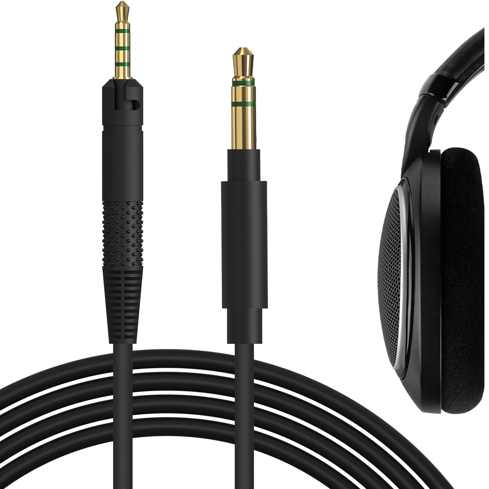 Audio Extension Cable 3.5mm to 2.5mm Audio Cable for Sennheiser HD599SE HD598 HD598SE 2.5mm AUX Replacement Stereo Cord Audio Extension Cable 3.5mm to 2.5mm Audio Cable for Sennheiser HD599SE HD598 HD598SE 2.5mm AUX Replacement Stereo Cord