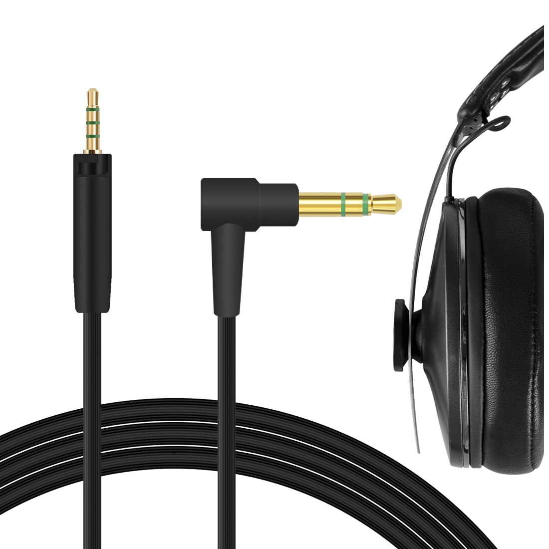 Aux Cable Speaker Wire 3.5mm Jack Audio Cable for Sennheiser Momentum 3 Momentum 2.0 HD1, HD 4.50 SE Stereo Cord (4 Ft) Aux Cable Speaker Wire 3.5mm Jack Audio Cable for Sennheiser Momentum 3 Momentum 2.0 HD1, HD 4.50 SE Stereo Cord (4 Ft)